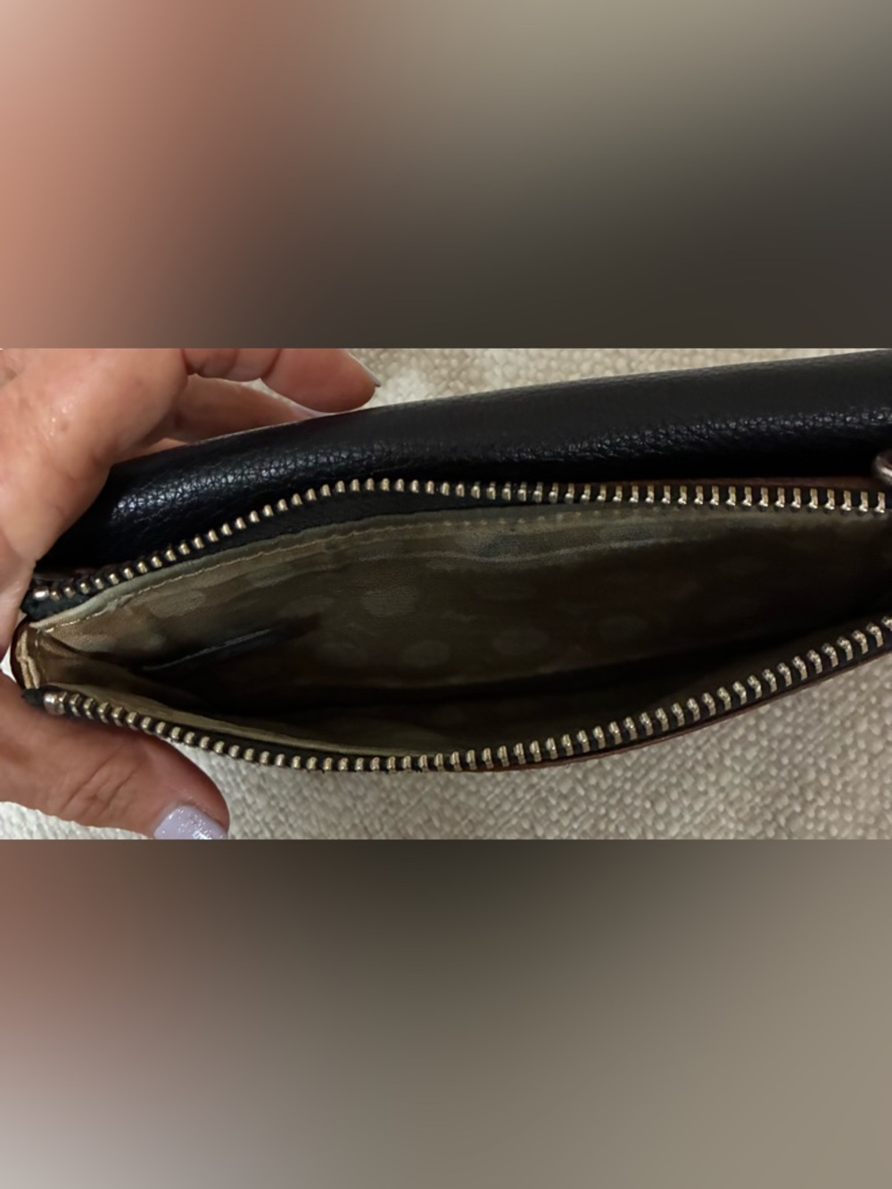Brighton Vintage EuC Black & Brown Leather Continental Wallet - Picture 11 of 16